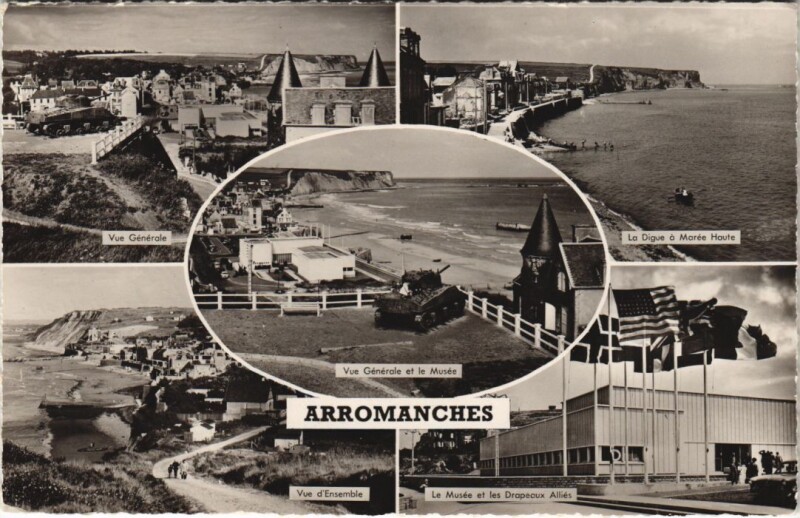 Carte postale ancienne Arromanches Scenes