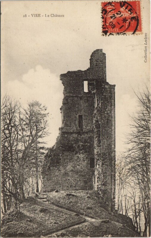 Carte postale ancienne Vire Le Chateau