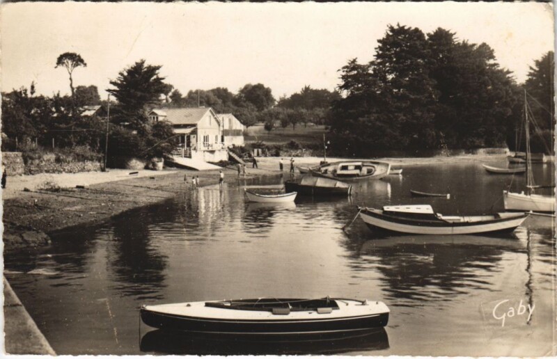 Carte postale ancienne La Richardais La Cale à La Richardais