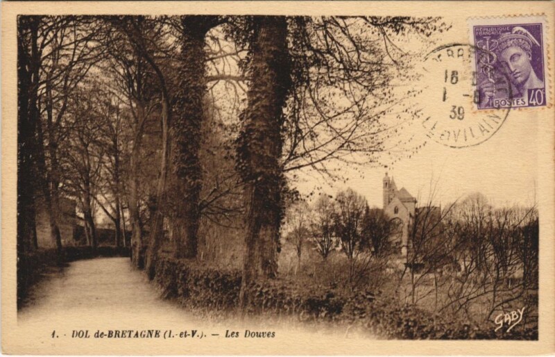 Carte postale ancienne Dol-de-Bretagne Les Douvres à Dol-de-Bretagne