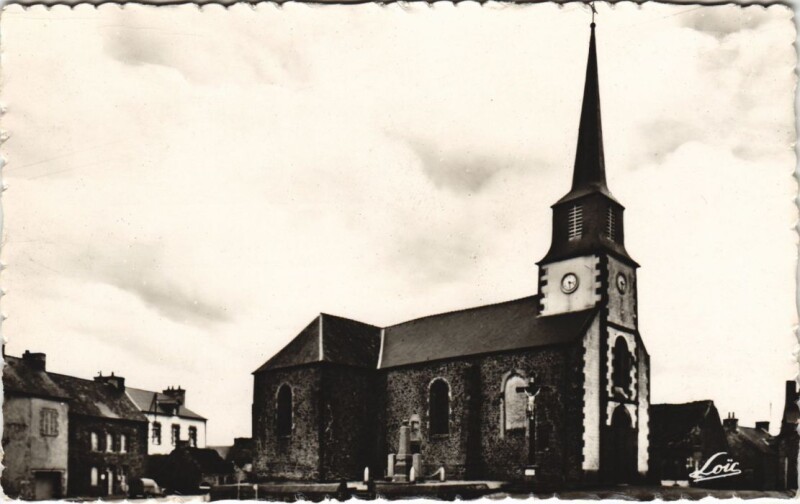 Carte postale ancienne Saint-Guinoux L'Eglise à Saint-Guinoux