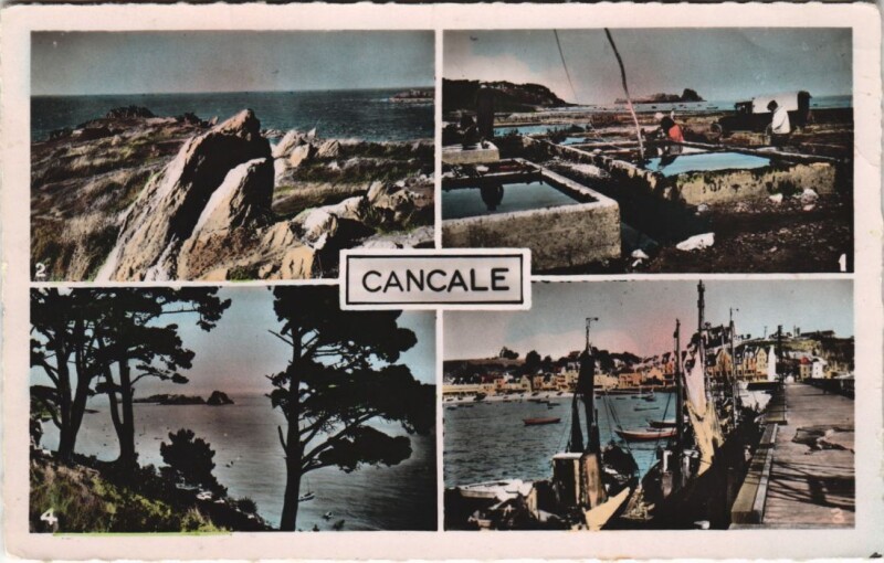 Carte postale ancienne Cancale Scenes à Cancale