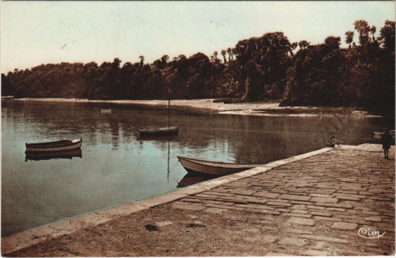 Carte postale ancienne La Richardais Le Port à La Richardais
