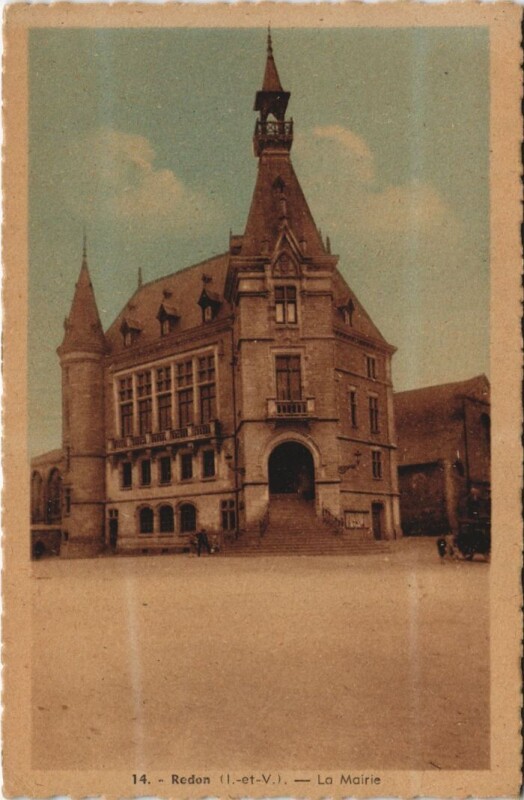 Carte postale ancienne Redon La Marie à Redon