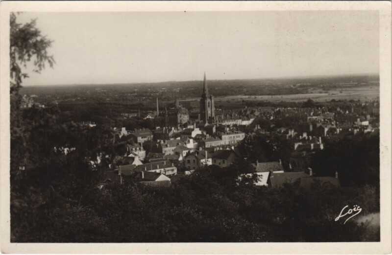 Carte postale ancienne Redon Vue Generale à Redon