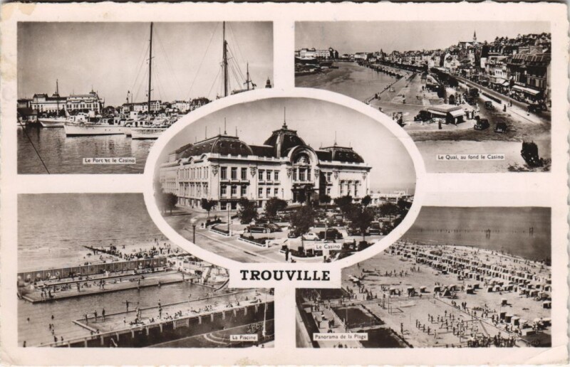 Carte postale ancienne Trouville souvenir