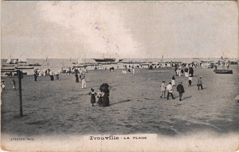 Carte postale ancienne Trouville La Plage
