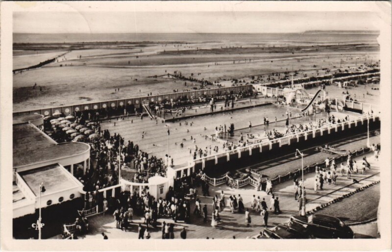 Carte postale ancienne Trouville La Piscine