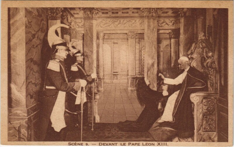 Carte postale ancienne Lisieux Diorama de Sainte-Therese de l'Enfant Jesus à Lisieux