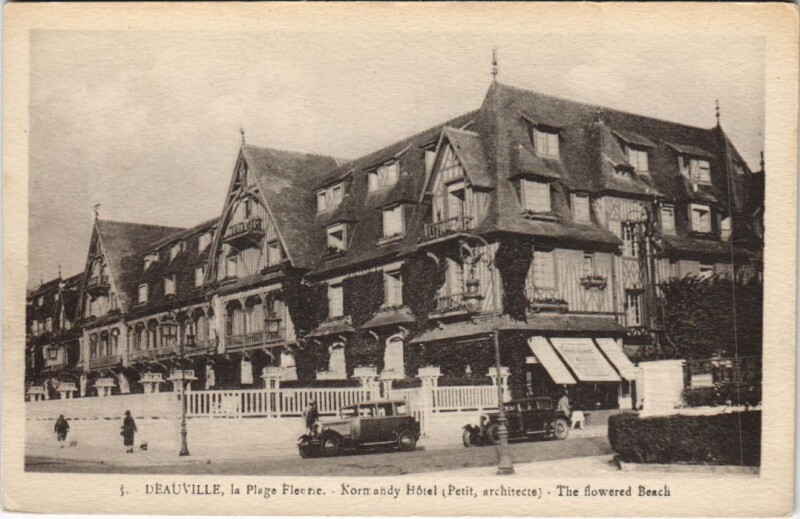 Carte postale ancienne Deauville Normandy Hotel à Deauville