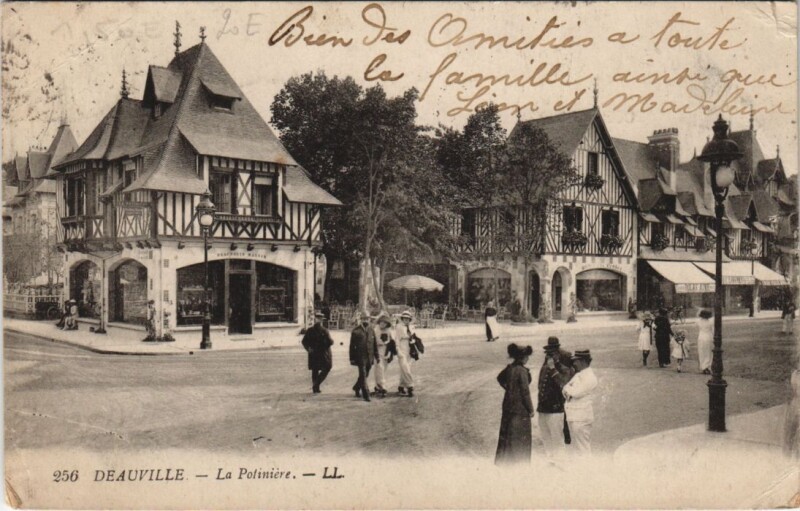 Carte postale ancienne Deauville La Potiniere à Deauville