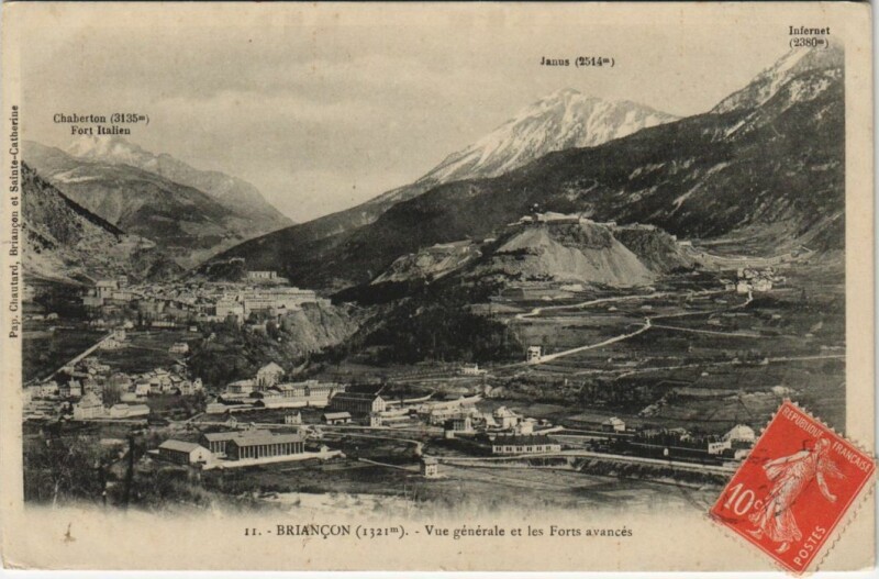 Carte postale ancienne Briancon Vue Generale France