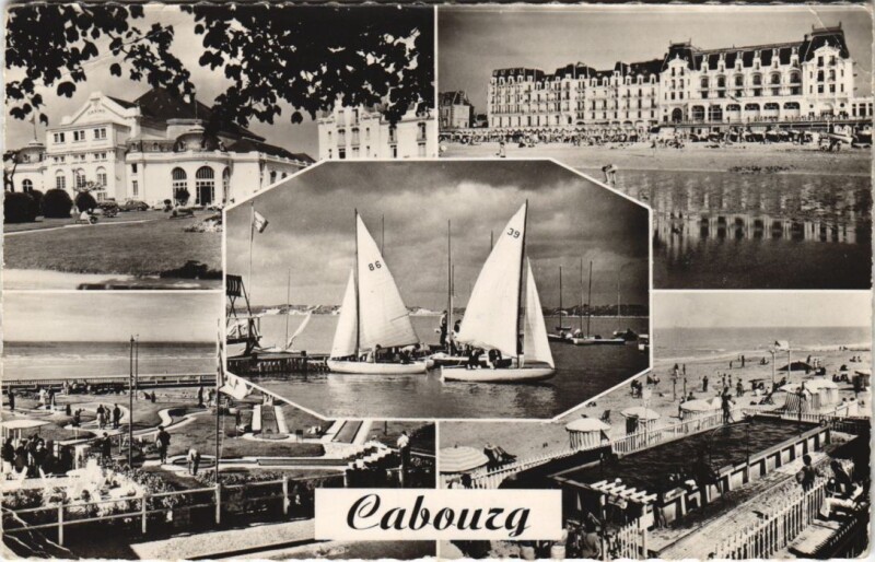 Carte postale ancienne Cabourg souvenir à Cabourg