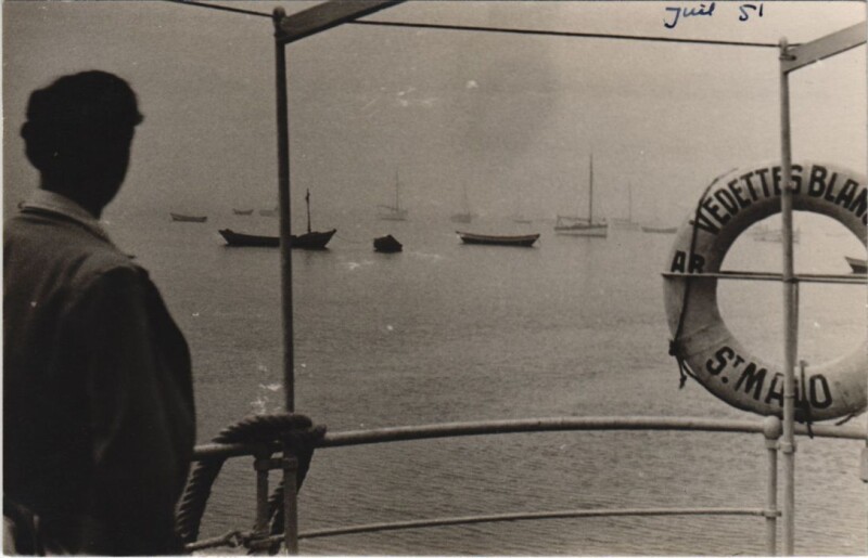 Carte postale ancienne Saint Malo carte photo à Saint-Malo
