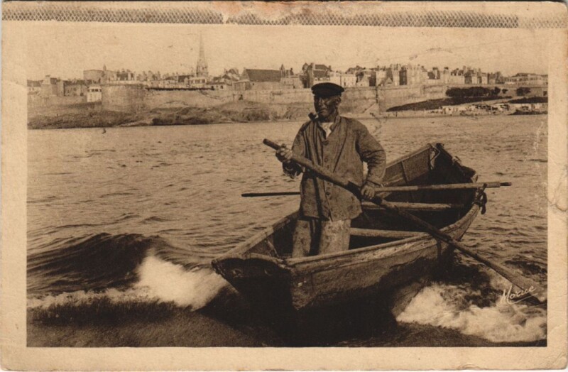 Carte postale ancienne Saint Malo vue generale à Saint-Malo