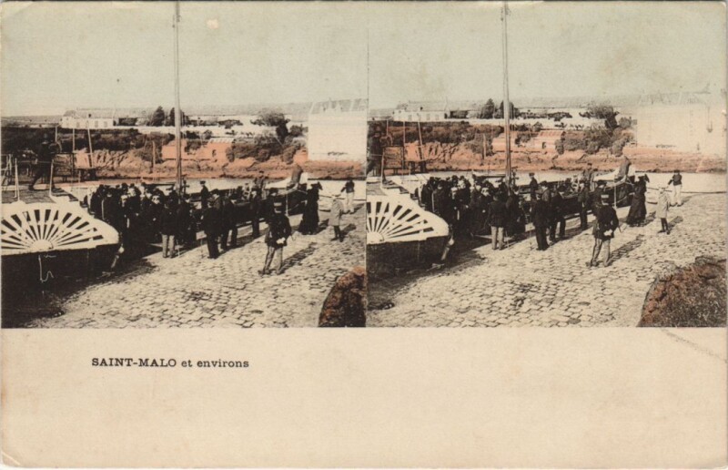 Carte postale ancienne Saint Malo et environs à Saint-Malo