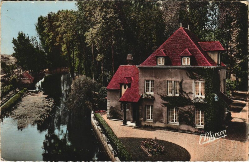 Carte postale ancienne Dreux Petit Moulin d Cherisy France à Cherisy