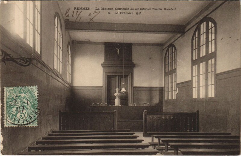 Carte postale ancienne Rennes Maison Centrale, Le Pretoire à Rennes