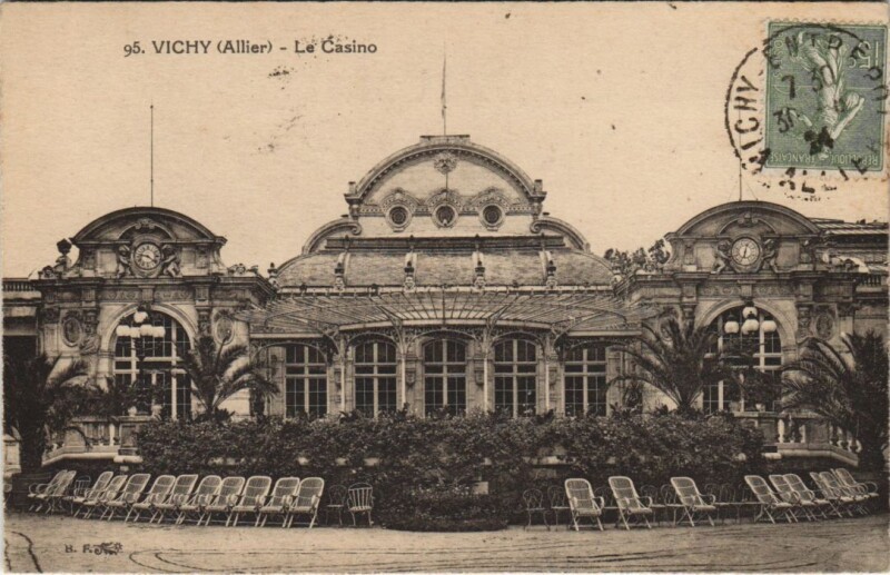 Carte postale ancienne Vichy Le Casino France à Vichy