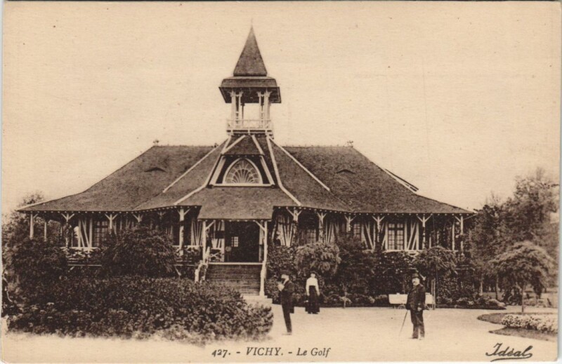 Carte postale ancienne Vichy Le Golf France à Vichy
