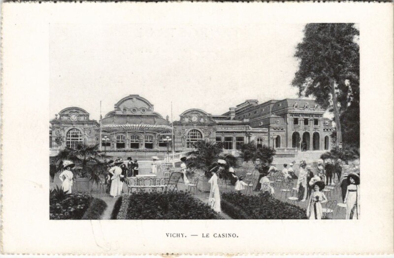 Carte postale ancienne Vichy Les Casino France à Vichy