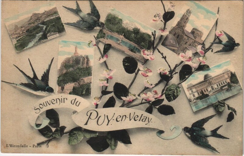 Carte postale ancienne Souvenir du Puy en Velay