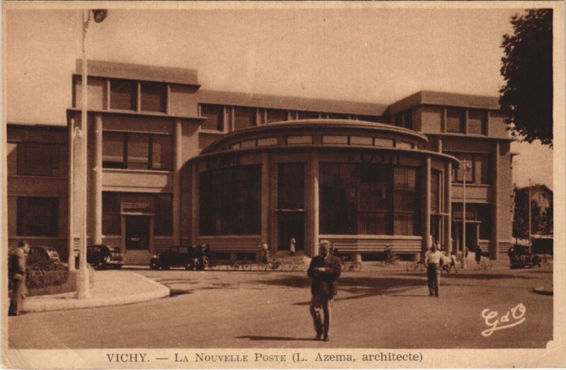 Carte postale ancienne Vichy Nouvelle Poste à Vichy