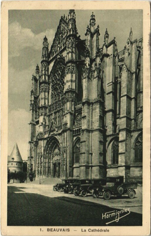 Carte postale ancienne Beauvais La Cathedrale à Beauvais