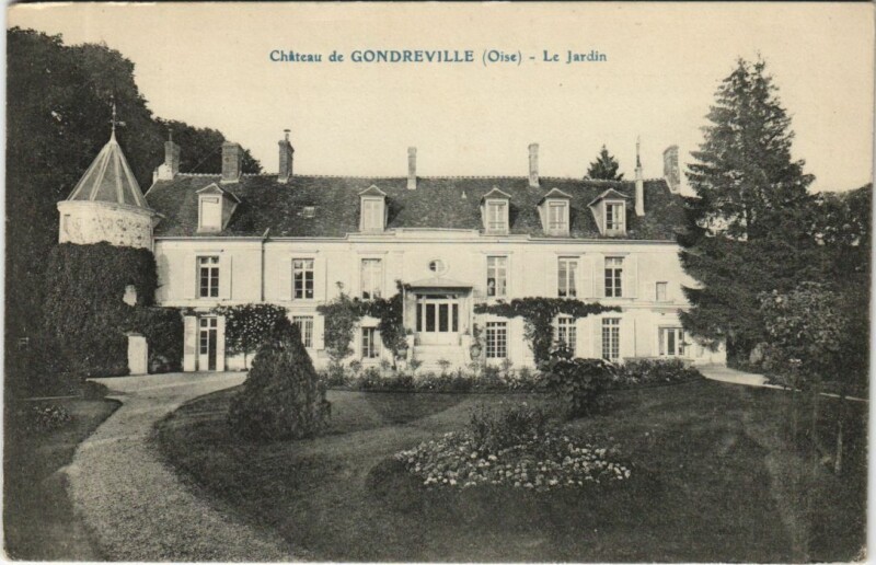 Carte postale ancienne Gondreville Chateau de Gondreville - Le Jardin à Gondreville