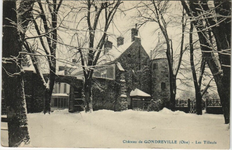 Carte postale ancienne Gondreville Chateau de Gondreville - Les Tilleuls à Gondreville