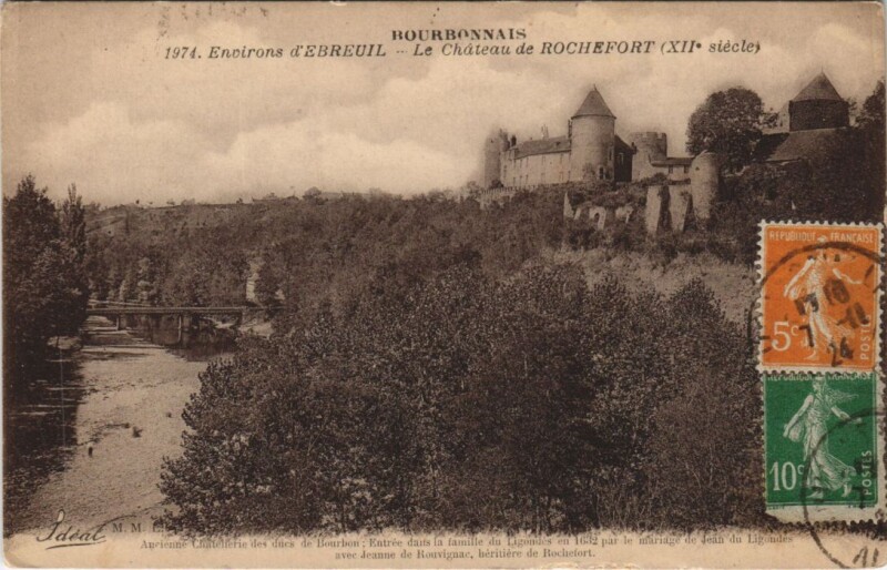 Carte postale ancienne Chateau de Rochefort