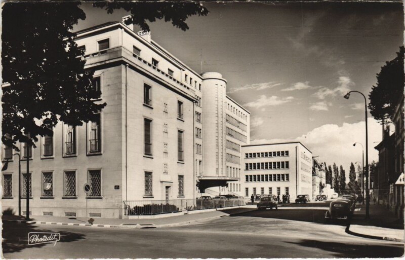 Carte postale ancienne Caen La Cite Administrative