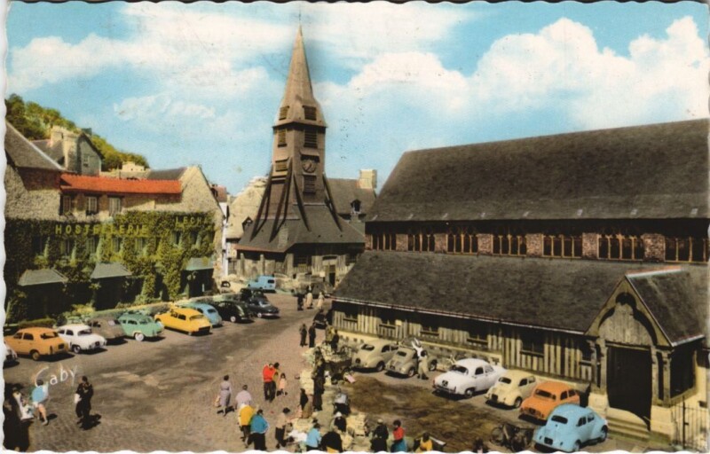 Carte postale ancienne Honfleur Eglise et Clocher Sainte-Catherine à Honfleur
