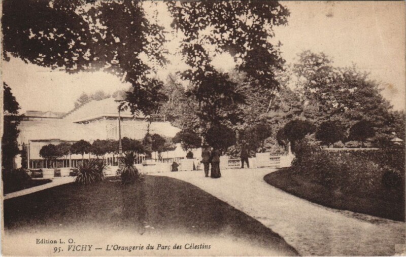 Carte postale ancienne Vichy L'Orangerie du Parc des Celestins France à Vichy