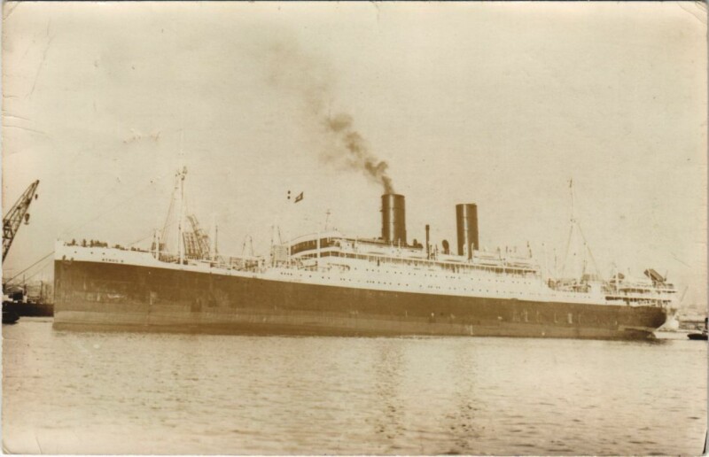 Carte postale ancienne Athos Ii Ships