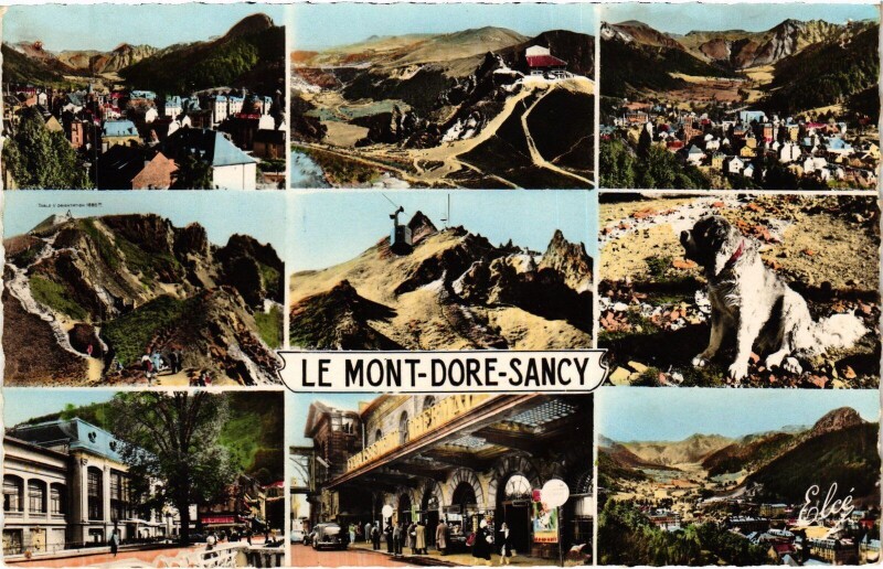 Carte postale ancienne Le Mont-Dore Le Mont-Dore-Sancy - Scenes à Mont-Dore