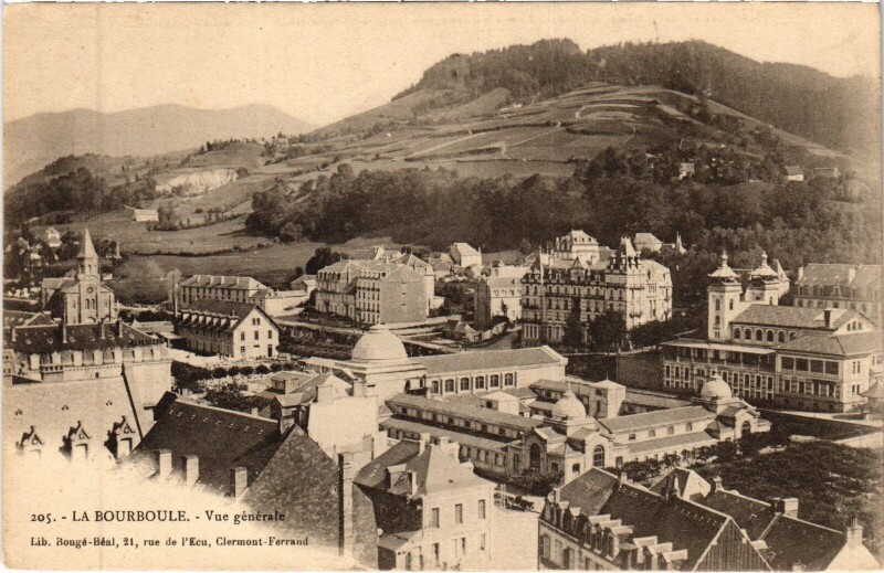 Carte postale ancienne La Bourboule Vue Generale à La Bourboule