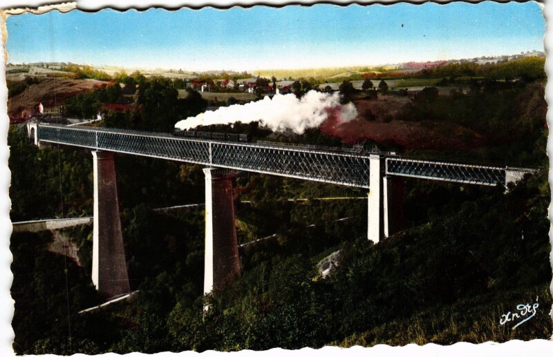 Carte postale ancienne Le Viaduc des Fades