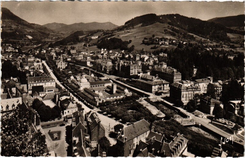 Carte postale ancienne La Bourboule vue Generale à La Bourboule