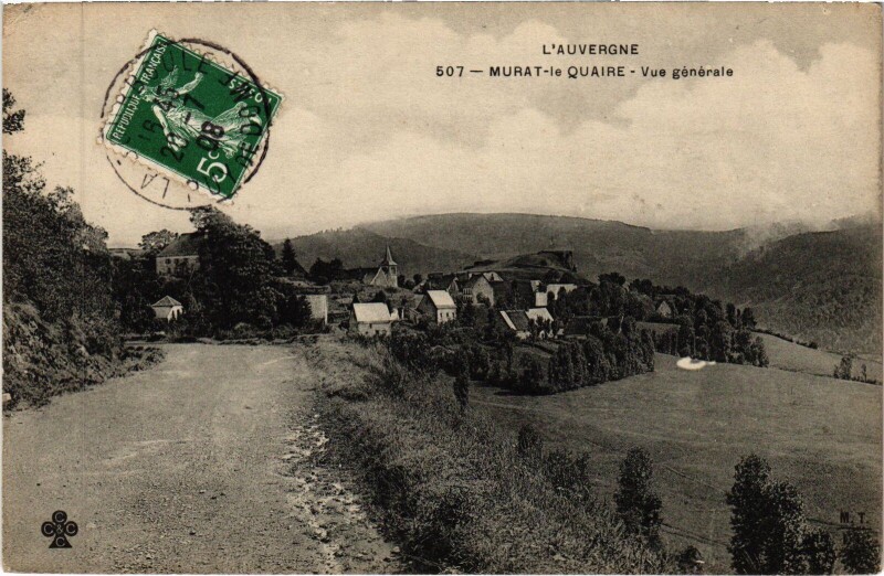Carte postale ancienne Murat-le-Quaire Vue Generale à Murat-le-Quaire