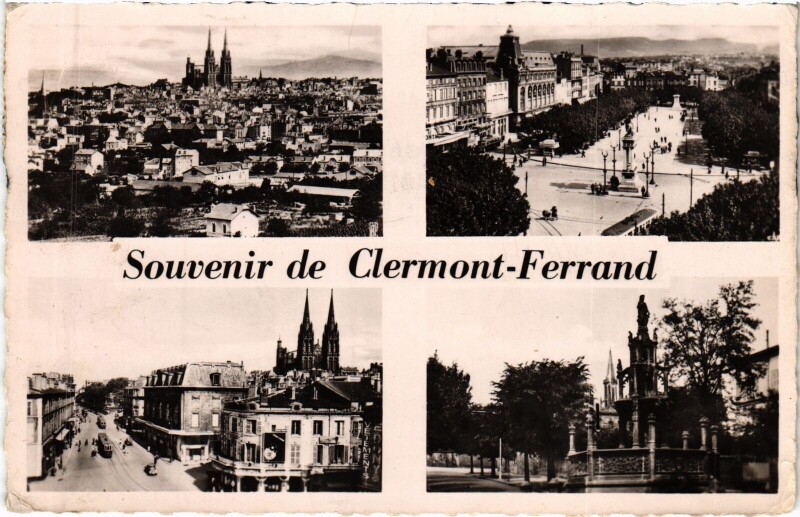 Carte postale ancienne Clermont-Ferrand Scenes à Clermont-Ferrand