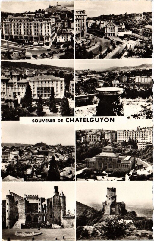 Carte postale ancienne Chatel-Guyon Scenes