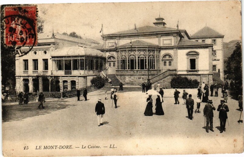 Carte postale ancienne Le Mont-Dore - Le Casino à Mont-Dore