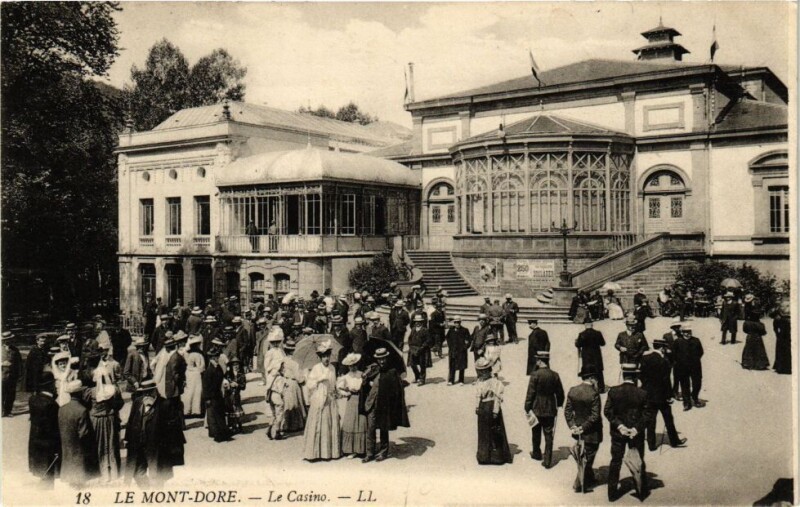 Carte postale ancienne Le Mont-Dore - Le Casino à Mont-Dore