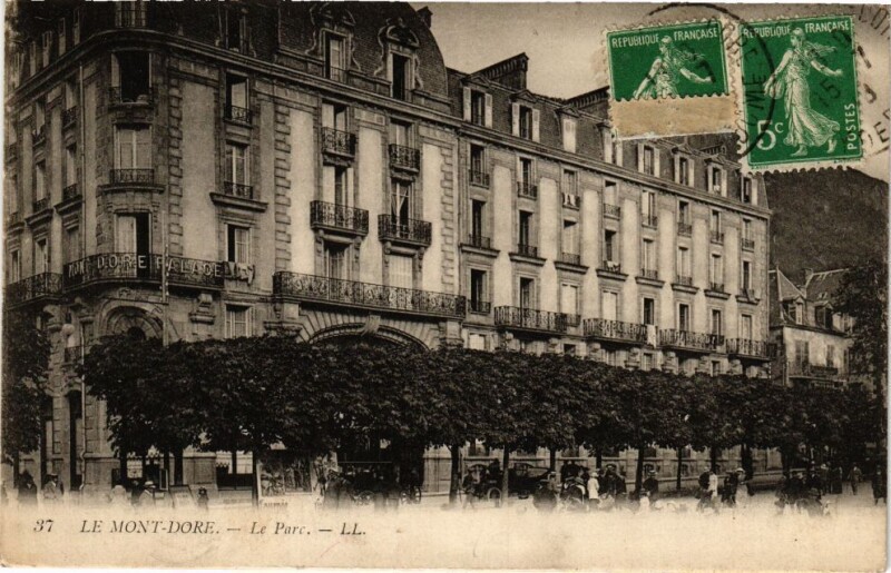 Carte postale ancienne Le Mont-Dore - Le Parc à Mont-Dore