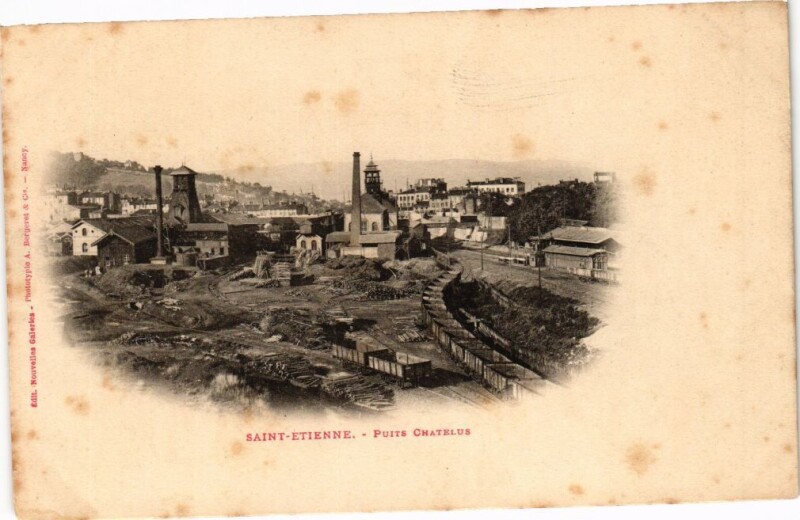 Carte postale ancienne Saint-Etienne-Puits Chatelus