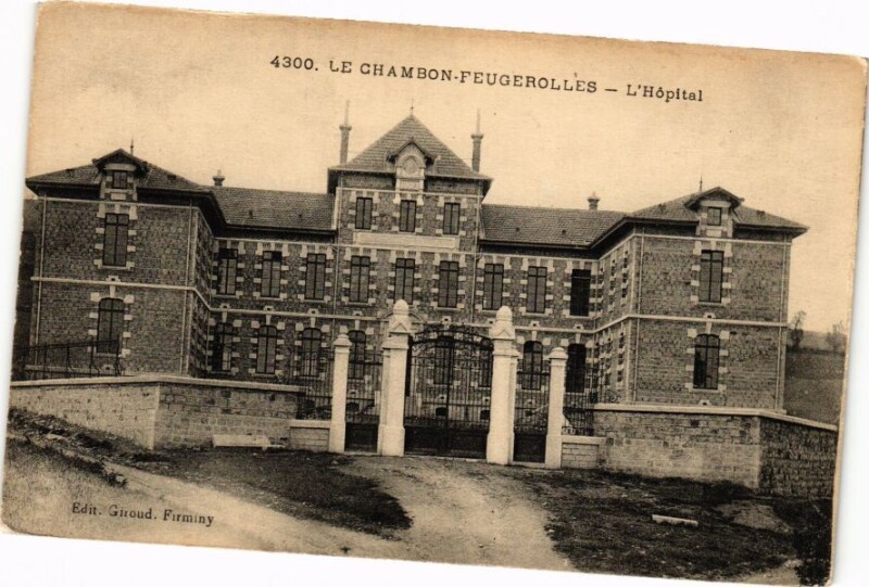 Carte postale ancienne Le Chambon-Feugerolles - L'Hopital au Chambon-Feugerolles