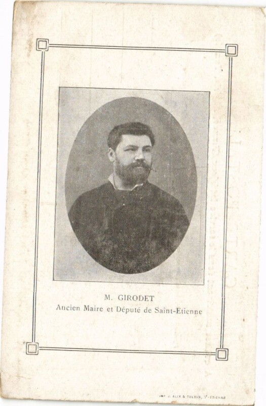 Carte postale ancienne Ancien Maire et Député de Saint-Etienne