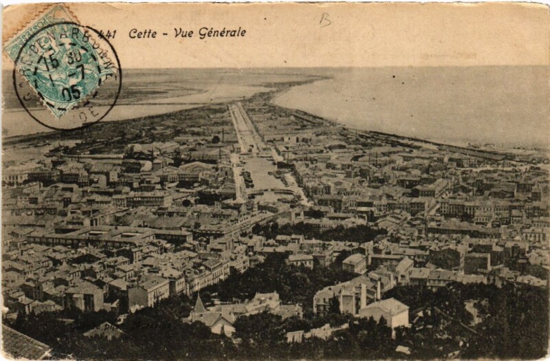 Carte postale ancienne Cette - Vue Générale