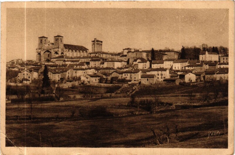 Carte postale ancienne La Chaise-Dieu - Vue générale à La Chaise-Dieu